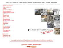Tablet Screenshot of camillo-sitte-lehranstalt.at